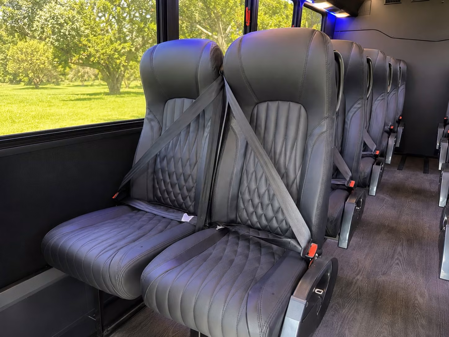 18 passenger minibus inside