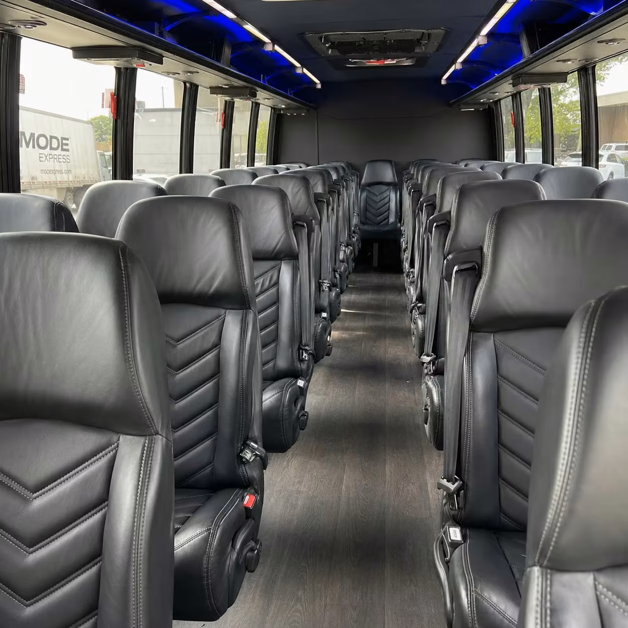35 passenger minibus inside