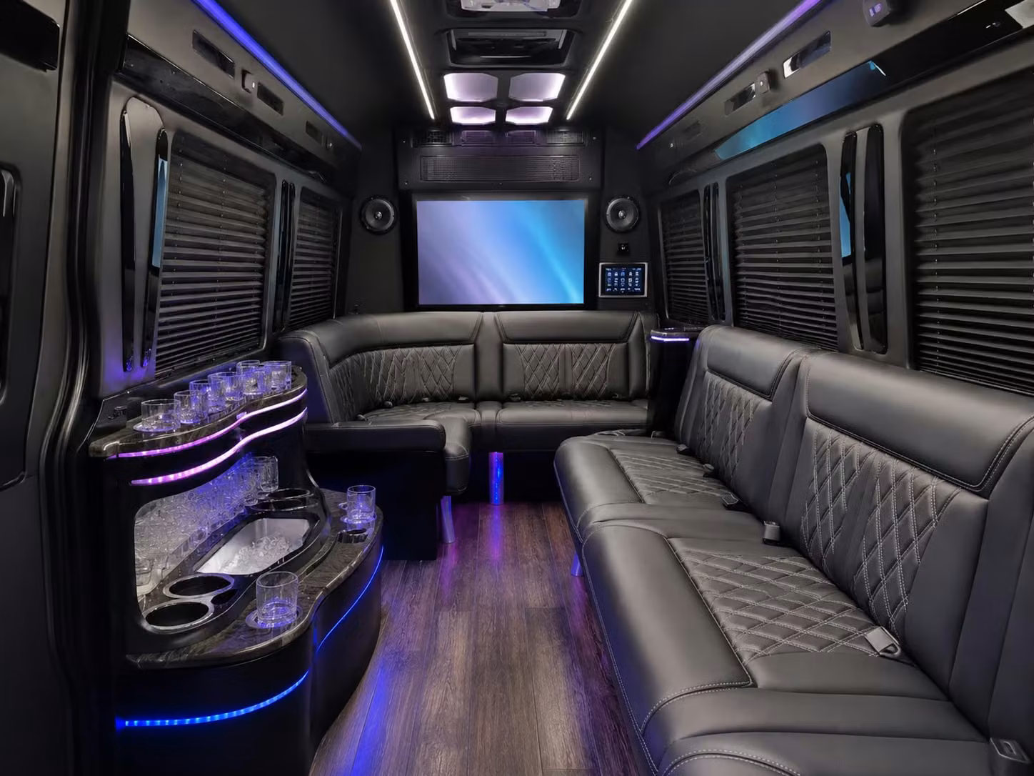 bus rental options for charleston trips