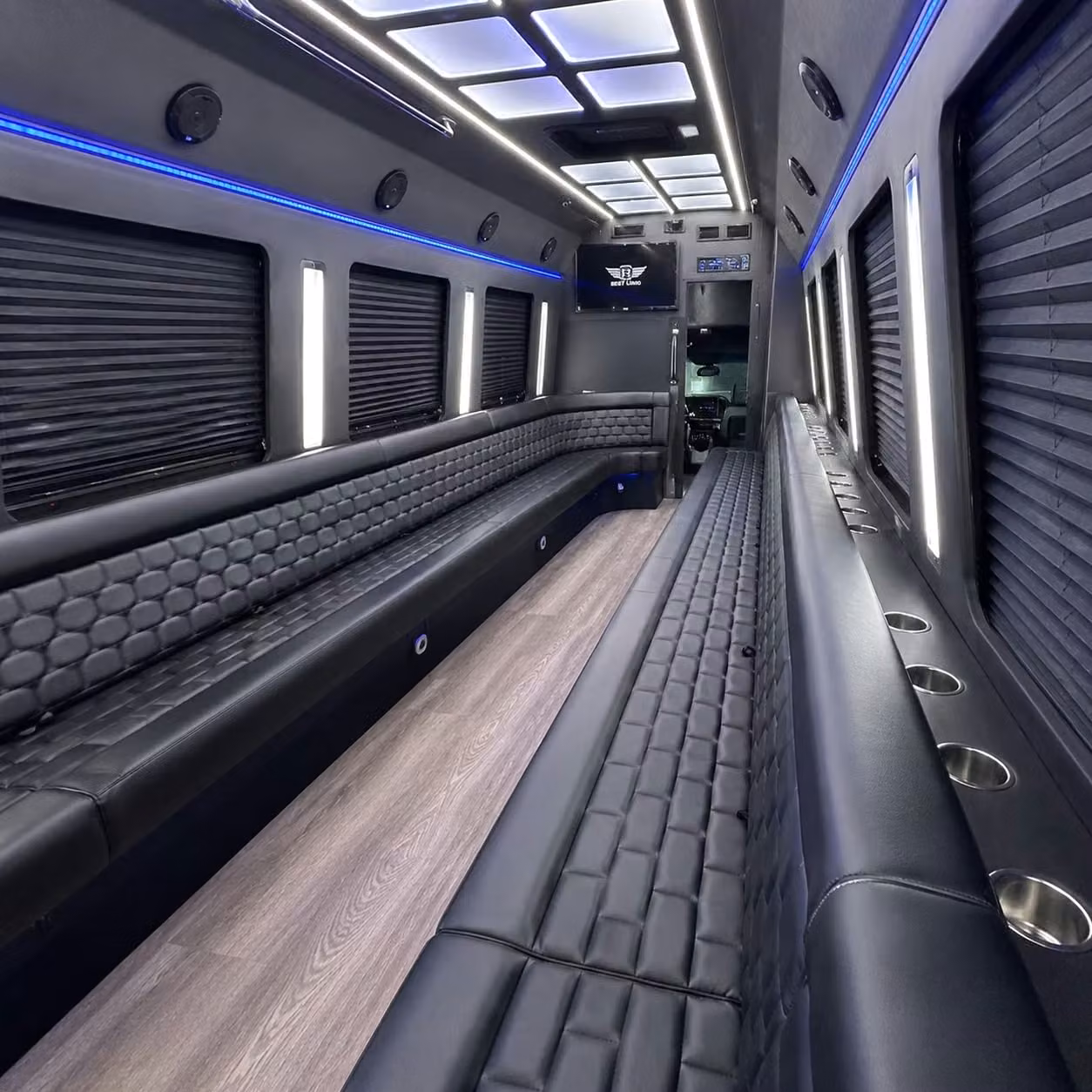 party bus interior