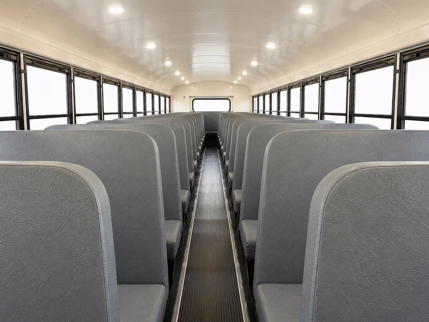 school bus inside
